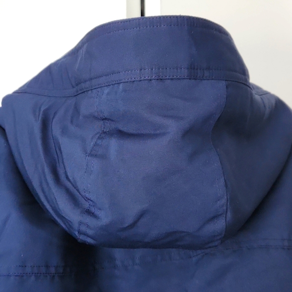 FALL SALE‼️ Hollister Fleece lined coat EUC (size medium) Navy Blue, Unisex - Picture 6 of 7